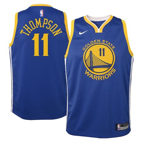 Pick up kids NBA t-shirts, pants and shorts, all emblazoned with the team logos and colors they love. . Klay thompson jersey youth